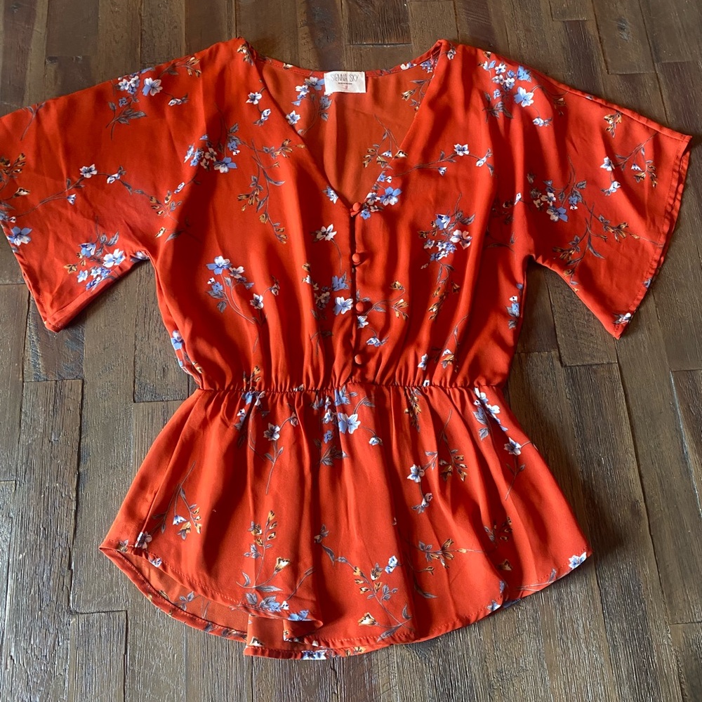 Sienna Sky Blouse!
